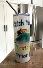 Load image into Gallery viewer, &quot;Reel Trophy Fish&quot; 20oz Stainless Steel Tumbler
